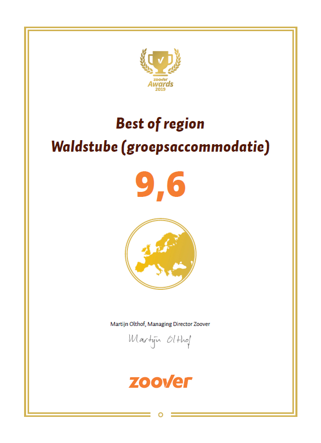 zoover-waldstube-regio-award-2019